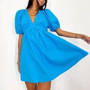 Abercrombie & Fitch Vibrant Blue Mini Dress